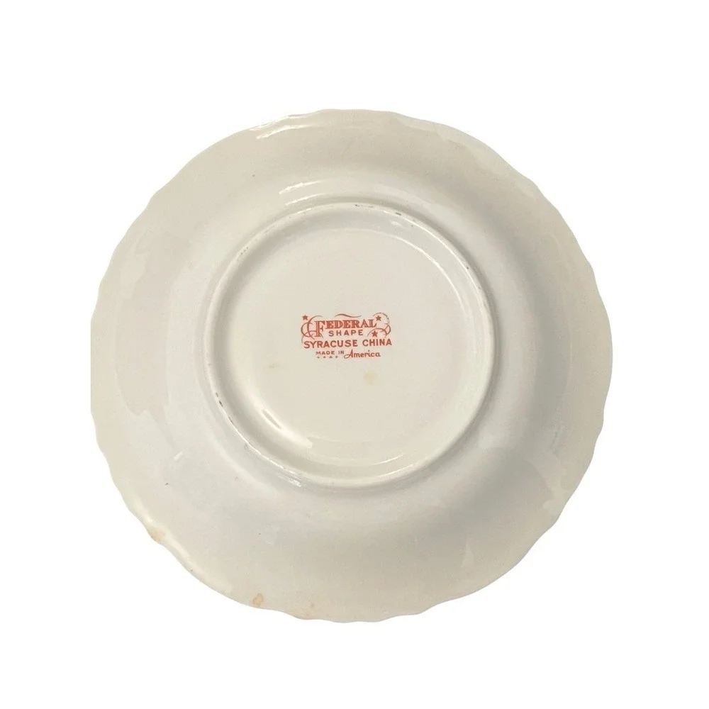 Vintage Syracuse China Federal Shape USA 